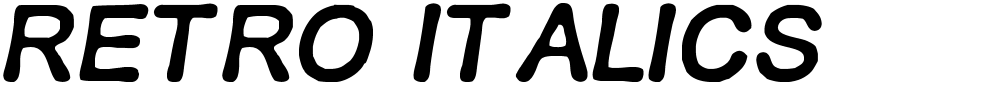 RETRO ITALICS