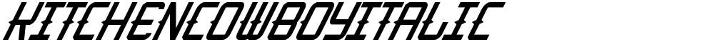 KitchenCowboyItalic