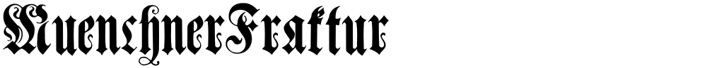 MuenchnerFraktur