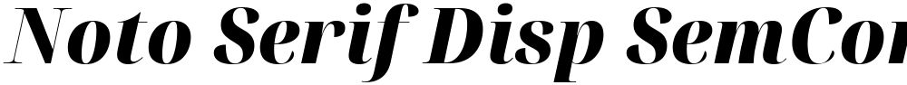 Noto Serif Disp SemCond Blk