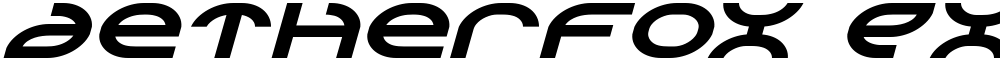Aetherfox Expanded Italic