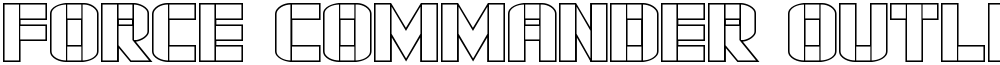 Force Commander Outline