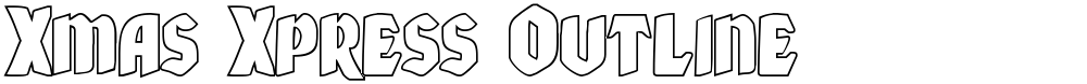 Xmas Xpress Outline
