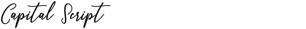 Capital Script