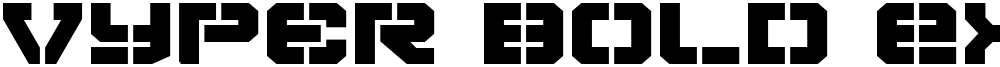 Vyper Bold Expanded