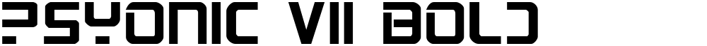 PsYonic VII Bold