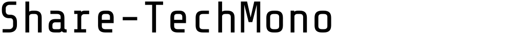 Share-TechMono