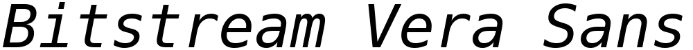 Bitstream Vera Sans Mono