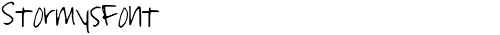 StormysFont