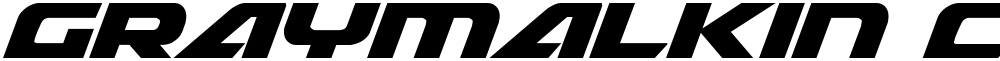 Graymalkin Compact Italic