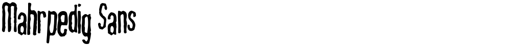 Mahrpedig Sans