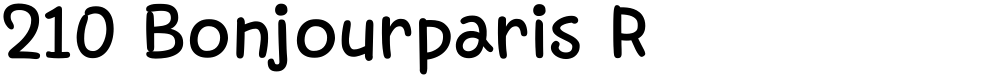 210 Bonjourparis R