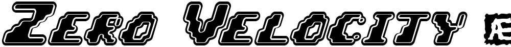 Zero Velocity (BRK)