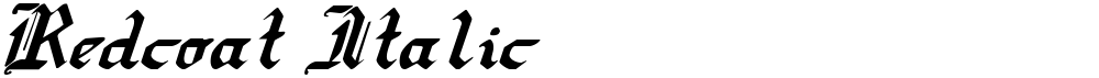 Redcoat Italic