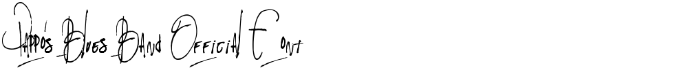 Pappo's Blues Band Official Font