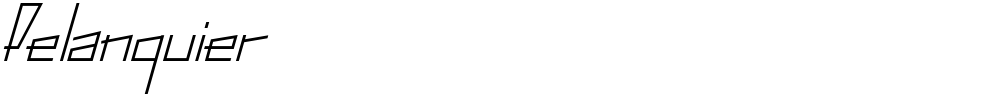 Pelanquier