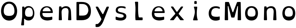 OpenDyslexicMono