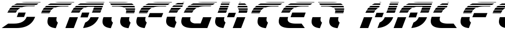 Starfighter Halftone Italic