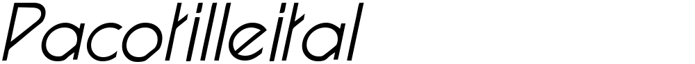 Pacotilleital
