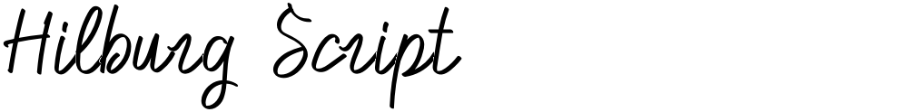 Hilburg Script