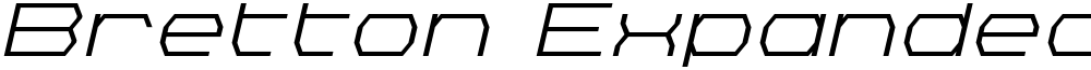 Bretton Expanded Italic