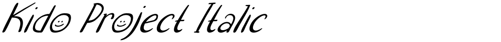 Kido Project Italic
