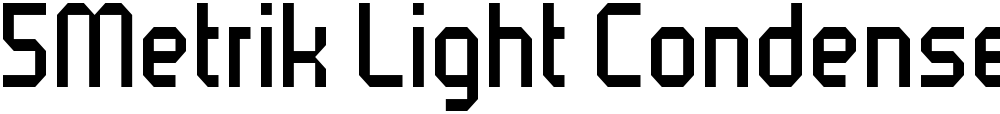 5Metrik Light Condensed