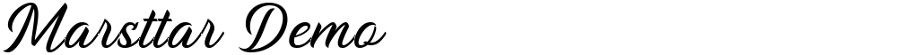 Marsttar Demo