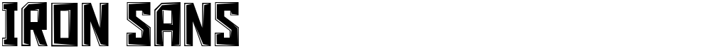Iron Sans