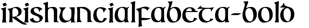 IrishUncialfabeta-Bold