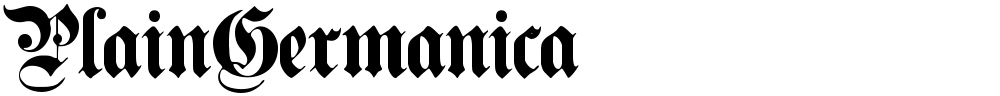 PlainGermanica