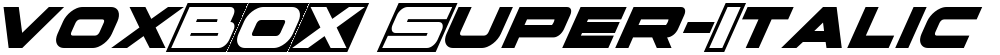 voxBOX Super-Italic