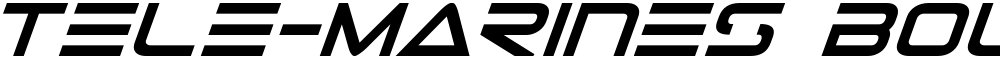 Tele-Marines Bold Italic