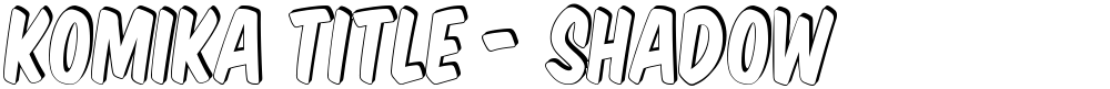 Komika Title - Shadow
