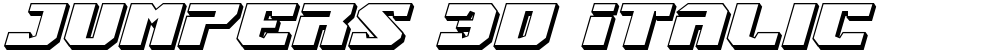 Jumpers 3D Italic