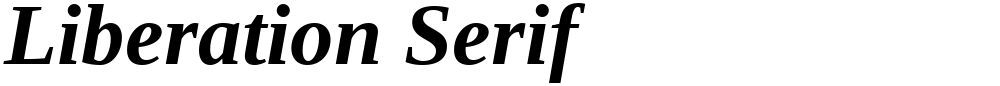 Liberation Serif