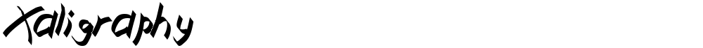 Xaligraphy