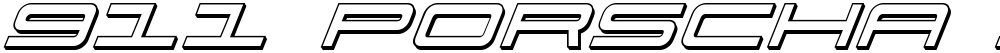 911 Porscha 3D Italic
