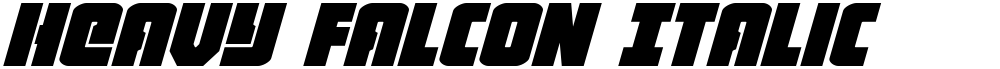 Heavy Falcon Italic