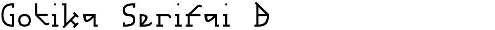 Gotika Serifai B