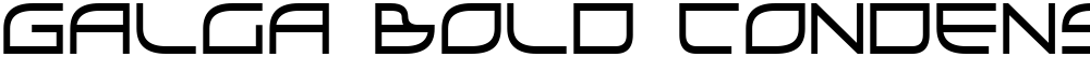 Galga Bold Condensed