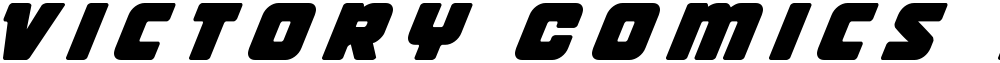 Victory Comics Title Italic