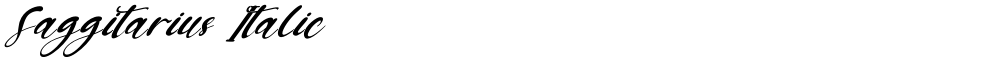 Saggitarius Italic
