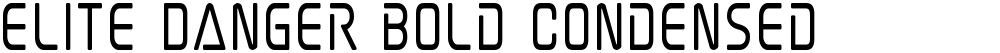 Elite Danger Bold Condensed