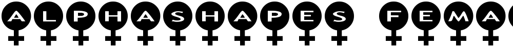 AlphaShapes female