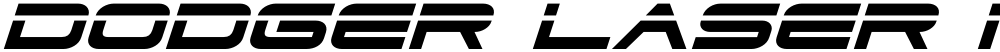 Dodger Laser Italic