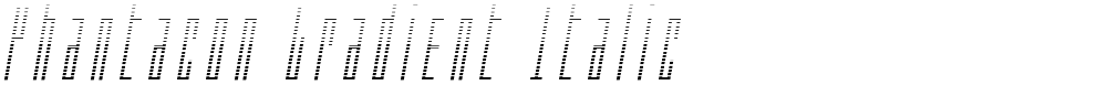 Phantacon Gradient Italic