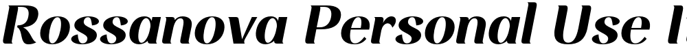 Rossanova Personal Use Ita