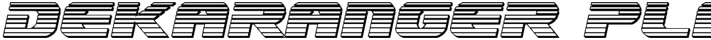 Dekaranger Platinum Italic