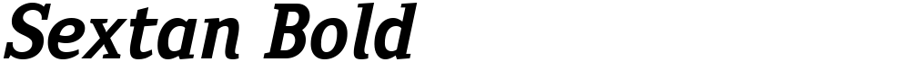 Sextan Bold